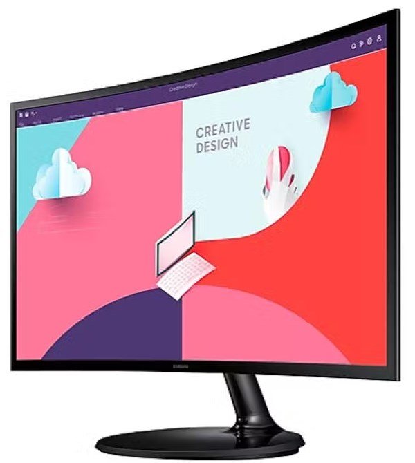 מסך קעור Samsung Essential S3 S36C 24'' VA FHD 3Y