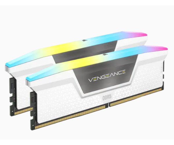 זיכרון לנייח Corsair Vengeance RGB White 32GB DDR5 5600Mhz