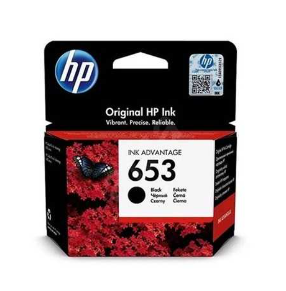 דיו מקורי HP 653 שחור
