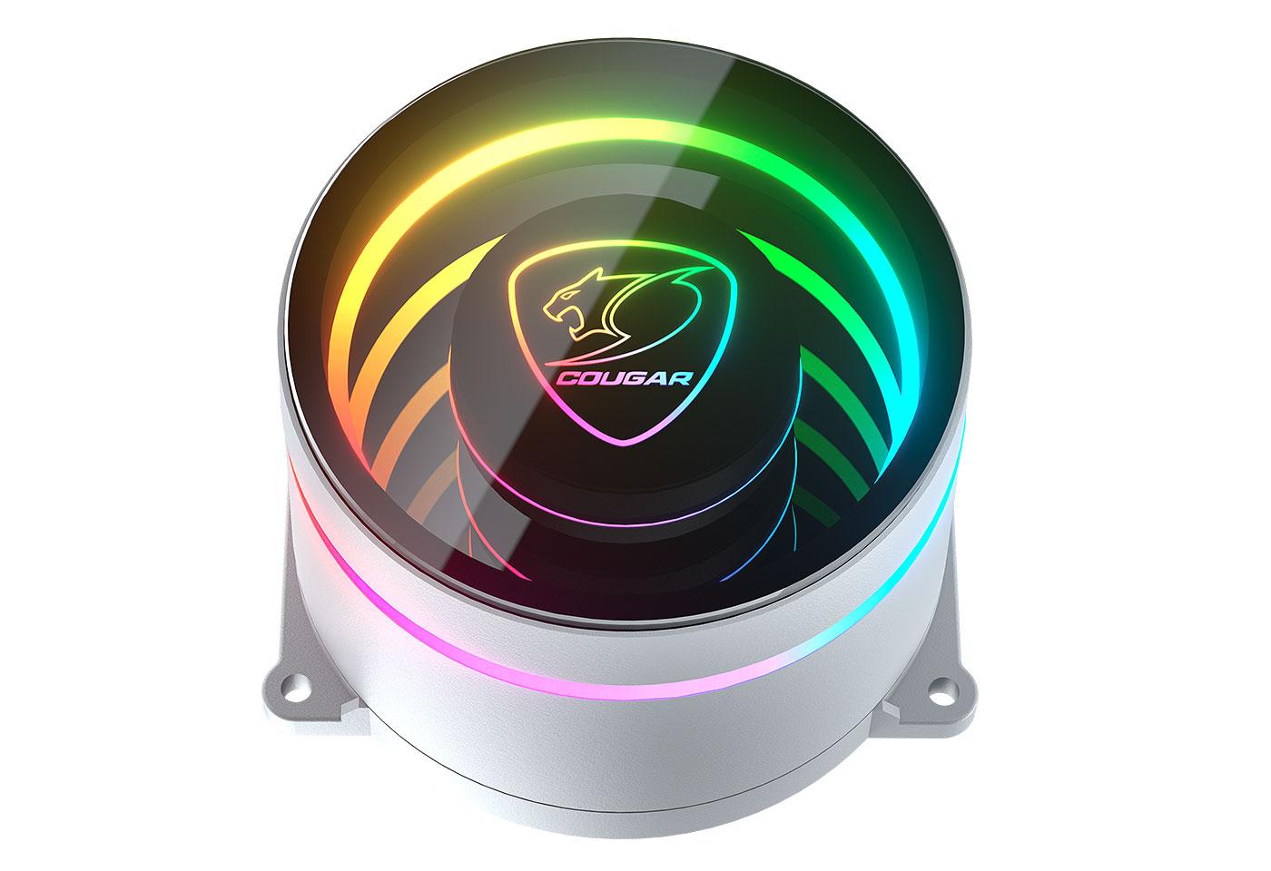 קירור נוזלי לבן Cougar Poseidon Elite 360 ARGB White