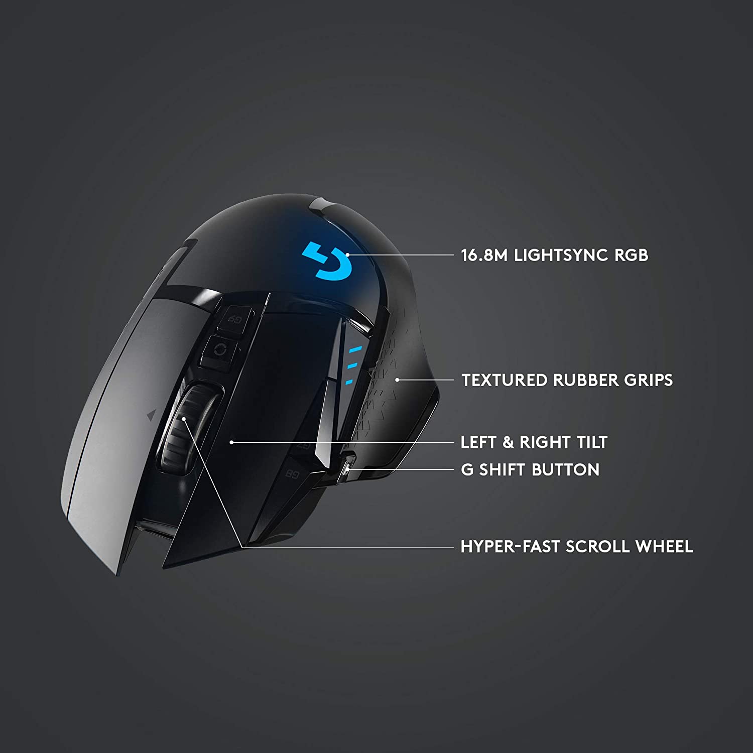 עכבר גיימינג אלחוטי Logitech G502 Lightspeed