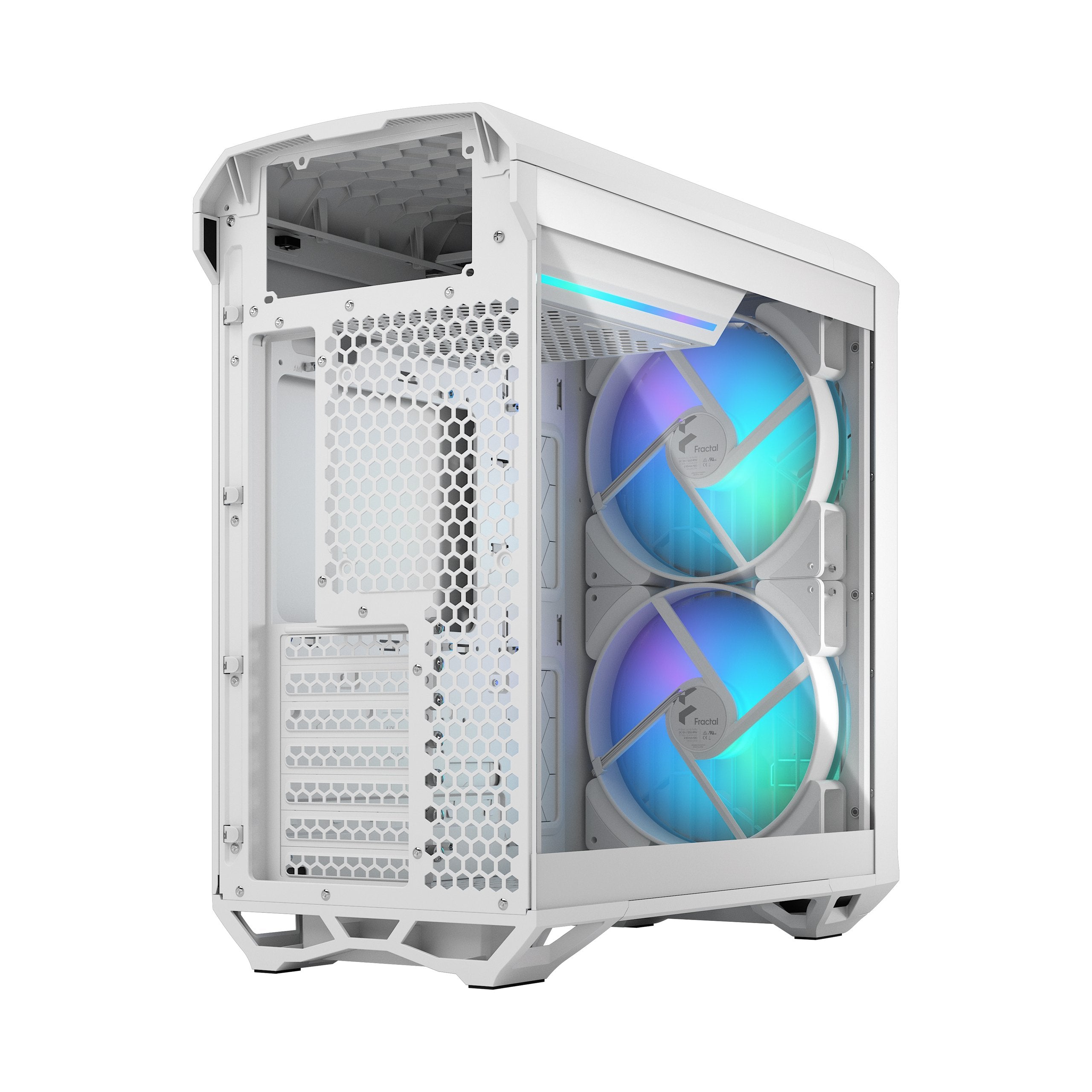 מארז לבן Fractal Design Torrent Compact RGB White Clear