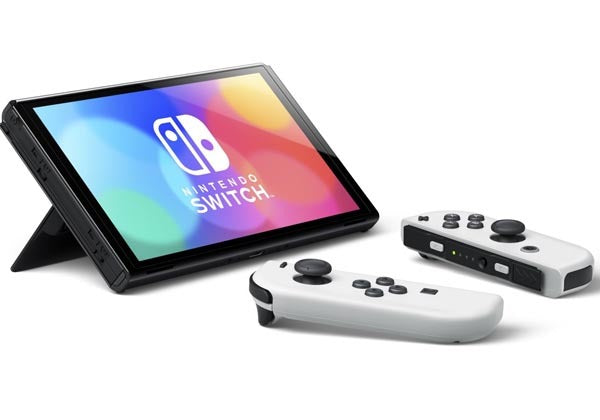 קונסולה ניידת Nintendo Switch OLED White