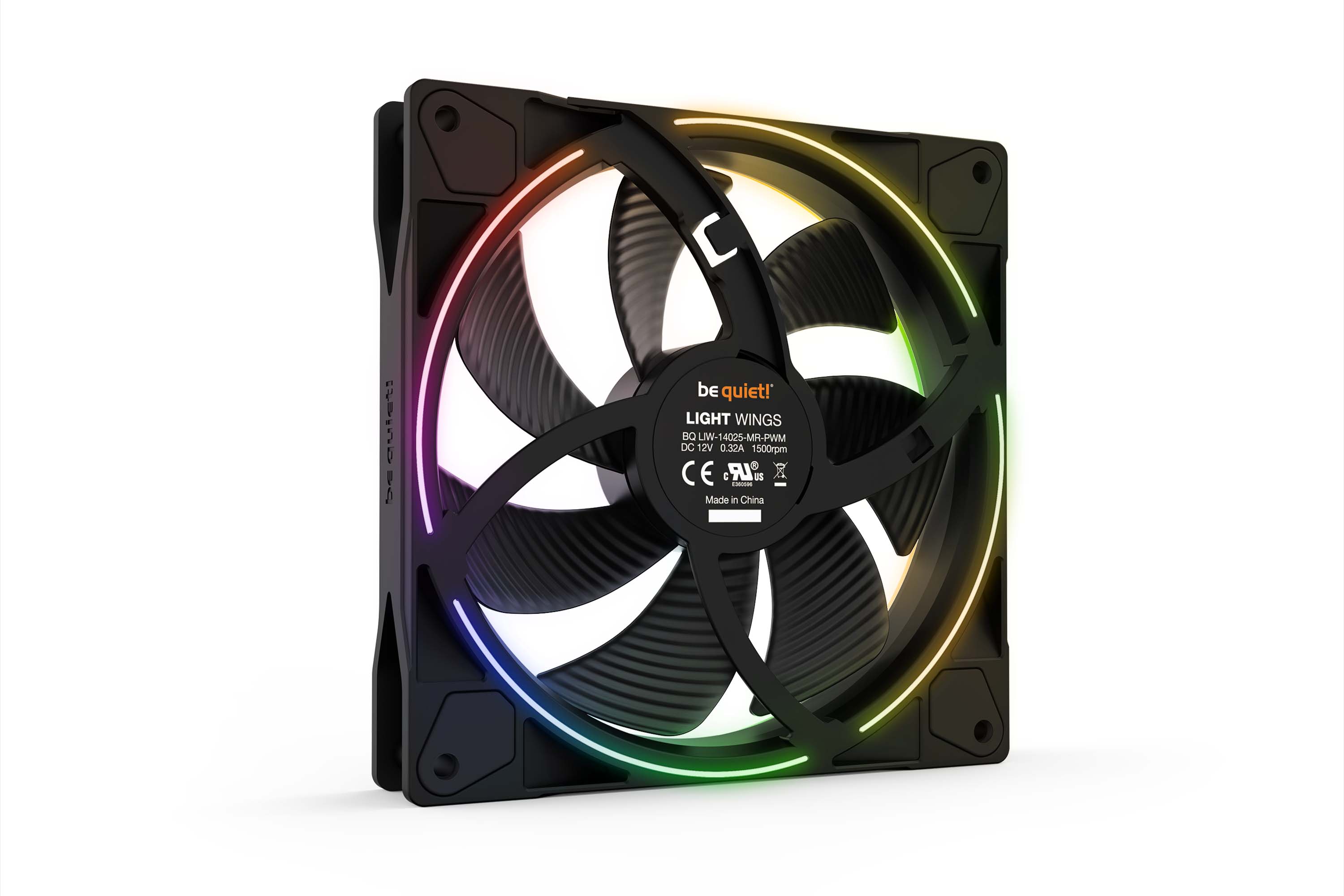 ערכת מאווררים למארז Be Quiet! Light Wings PWM 3x Fans 140mm