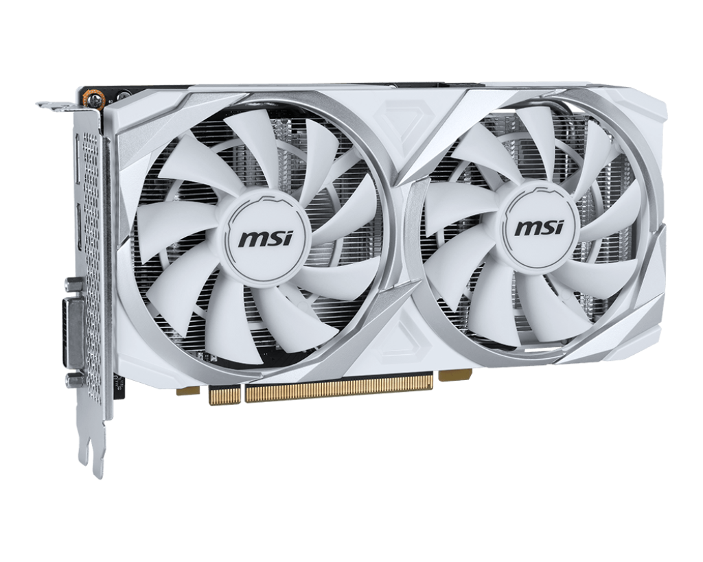 כרטיס מסך לבן MSI GeForce RTX 3050 8GB Ventus 2X XS