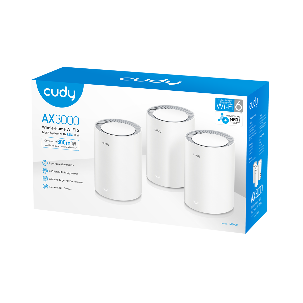 אקסס פוינט 3 יח Cudy Mesh M3000 AX3000