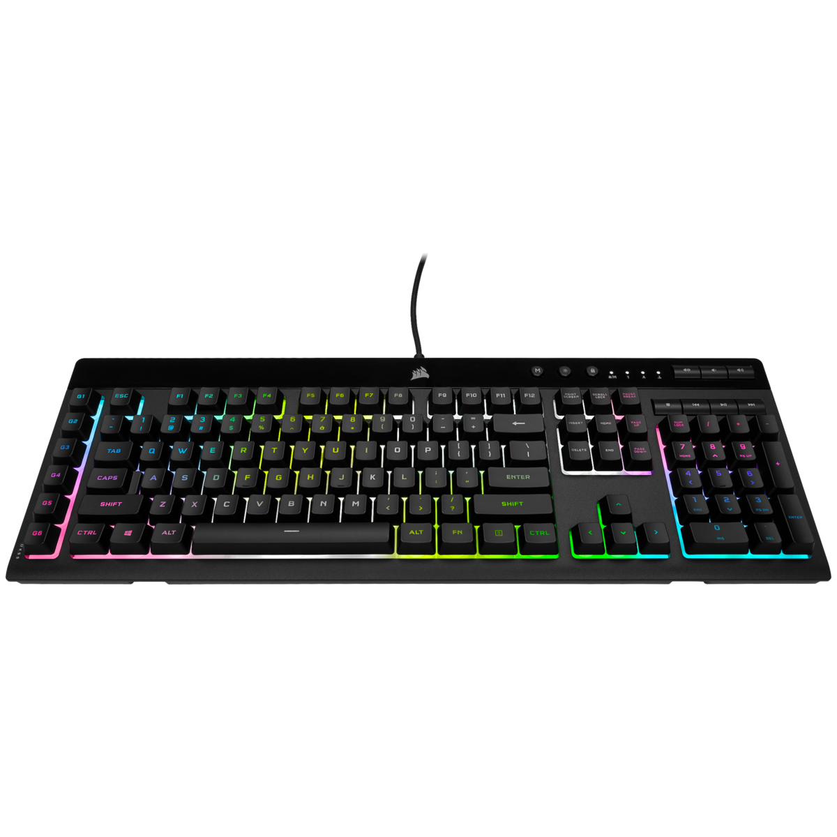 מקלדת גיימינג Corsair K55 RGB PRO XT