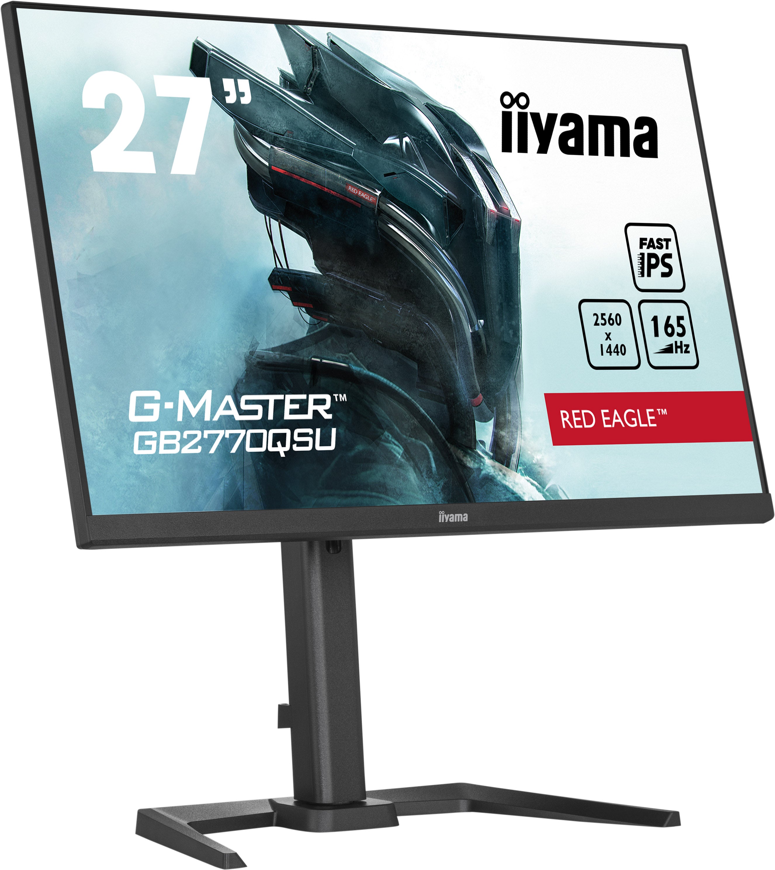 מסך גיימינג IIYAMA G-Master 27" IPS 2K WQHD 165Hz 0.5ms