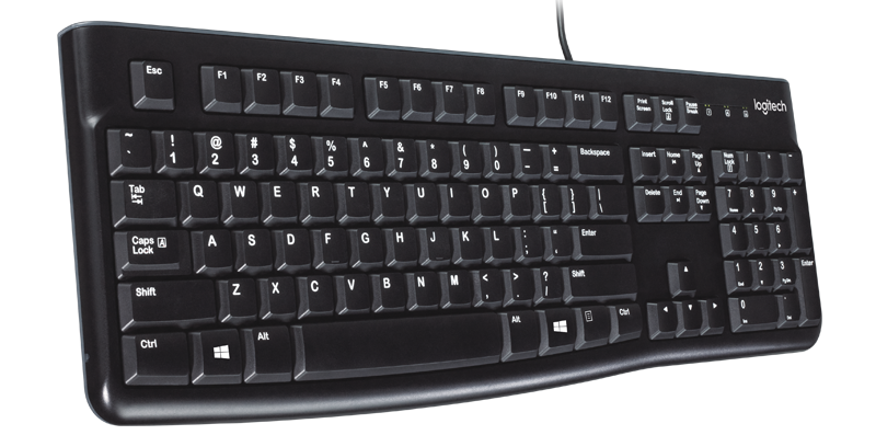 מקלדת חוטית Logitech K120