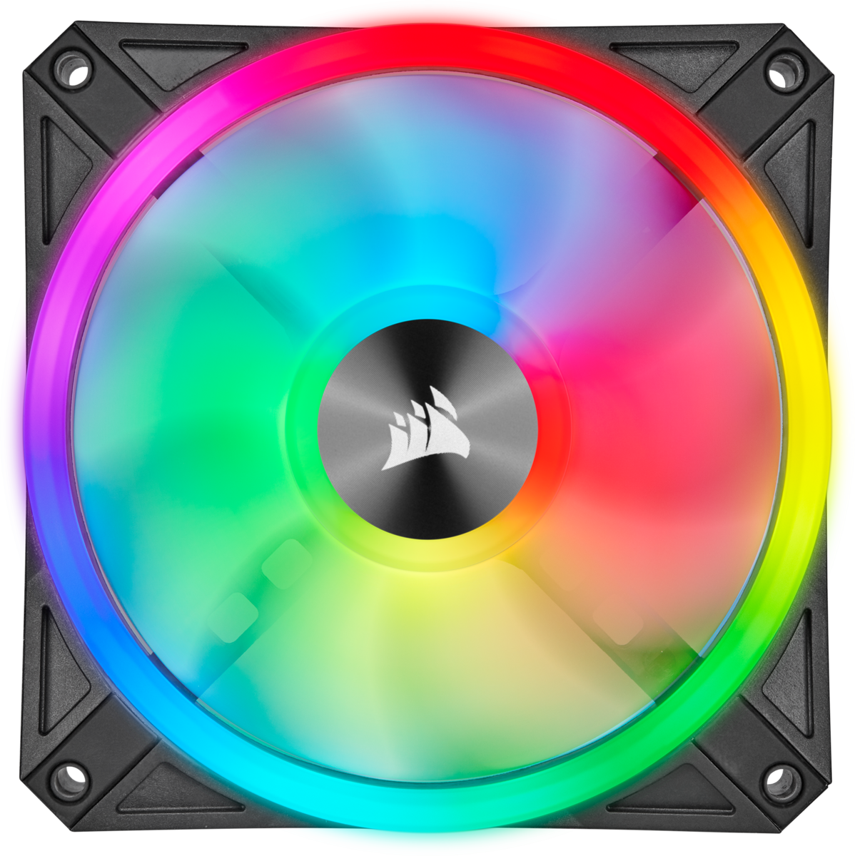 ערכת מאווררים למארז Corsair iCUE QL140 RGB PWM 2x Fans 140mm