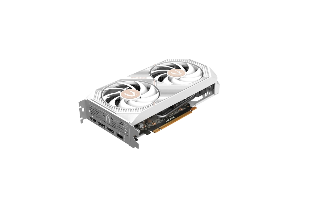 כרטיס מסך לבן Zotac GeForce RTX 5050 8G Twin Edge OC