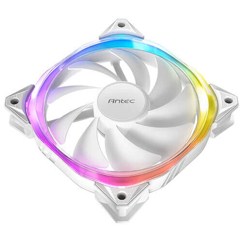 מאוורר למארז בצבע לבן Antec Fusion 120 ARGB 120mm White Fan