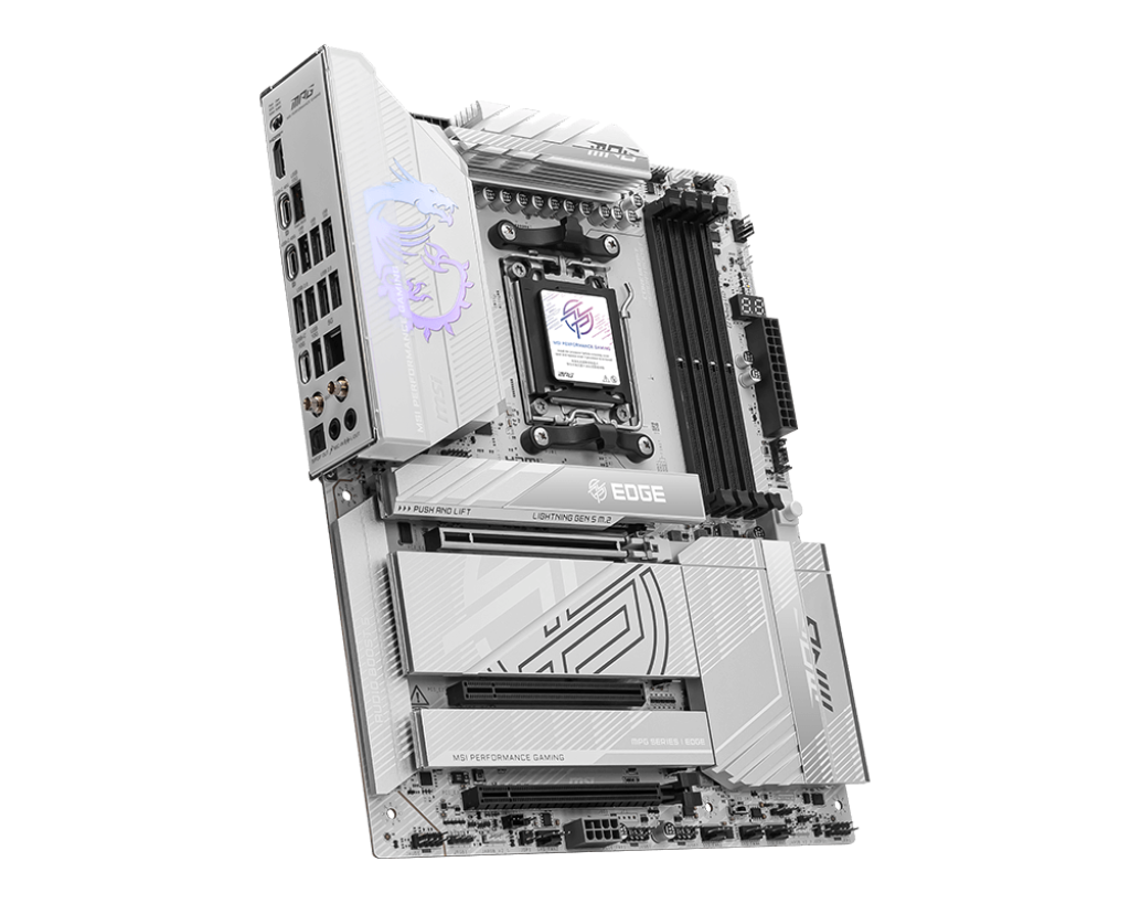 לוח אם לבן MSI MPG X870E EDGE TI WIFI