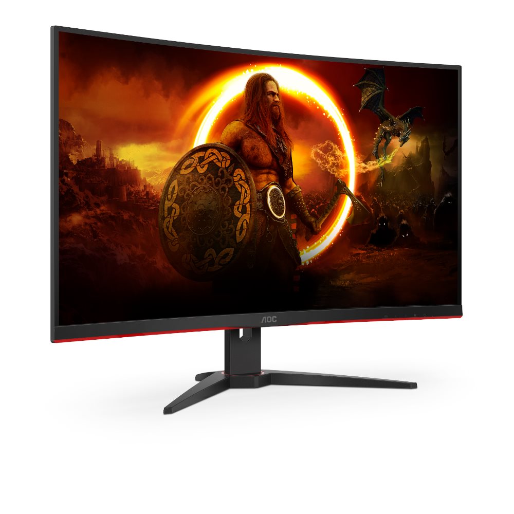 מסך גיימינג קעור AOC C32G2ZE 32'' FHD VA 240Hz 0.5ms