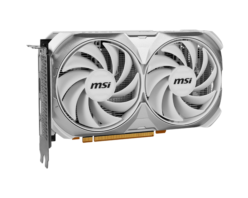 כרטיס מסך לבן MSI GeForce RTX 4060 8GB Ventus 2X