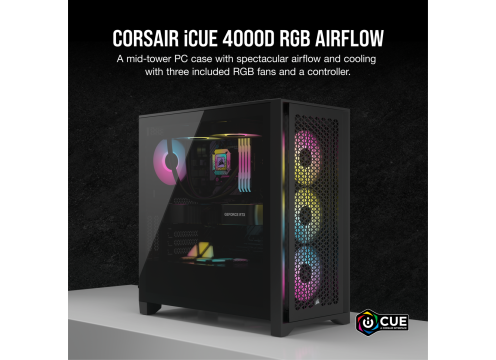 מארז Corsair 4000D RGB Airflow