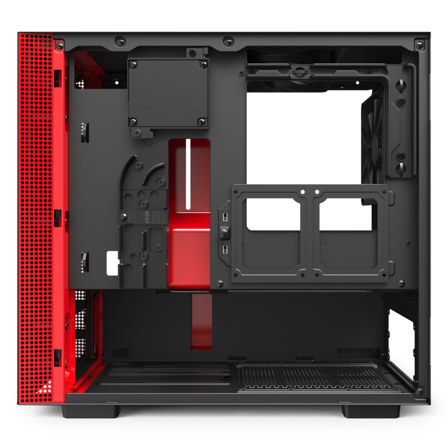 מארז NZXT H210i Matte Red