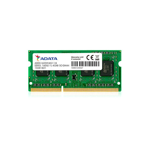 זיכרון לנייד ADATA SO-DIMM 8GB DDR3 1600Mhz