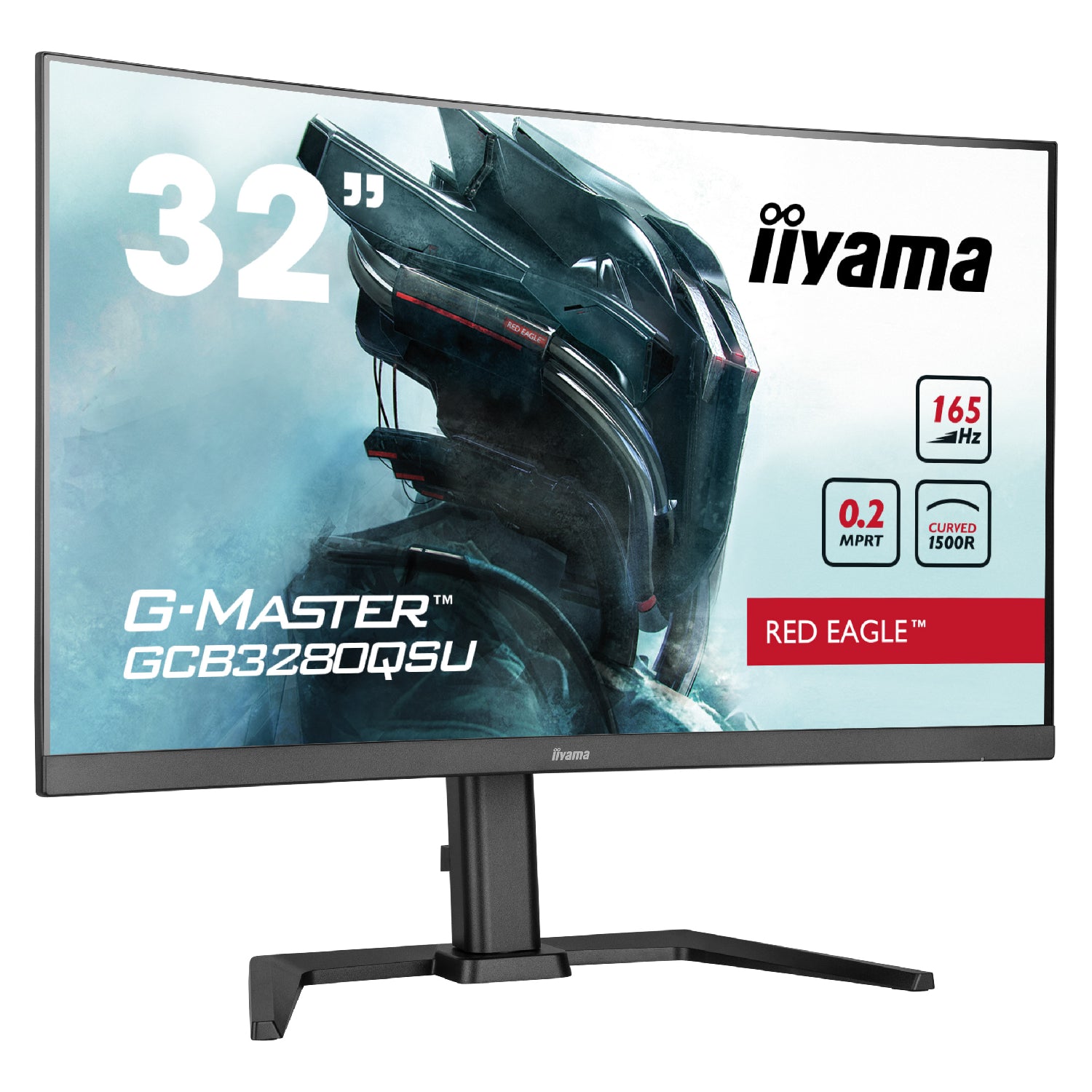 מסך גיימינג קעור IIYAMA G-Master 31.5" VA 2K WQHD 165Hz 0.2ms