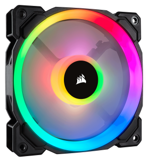 מאוורר למארז Corsair LL120 Dual Light Loop PWM RGB 120mm