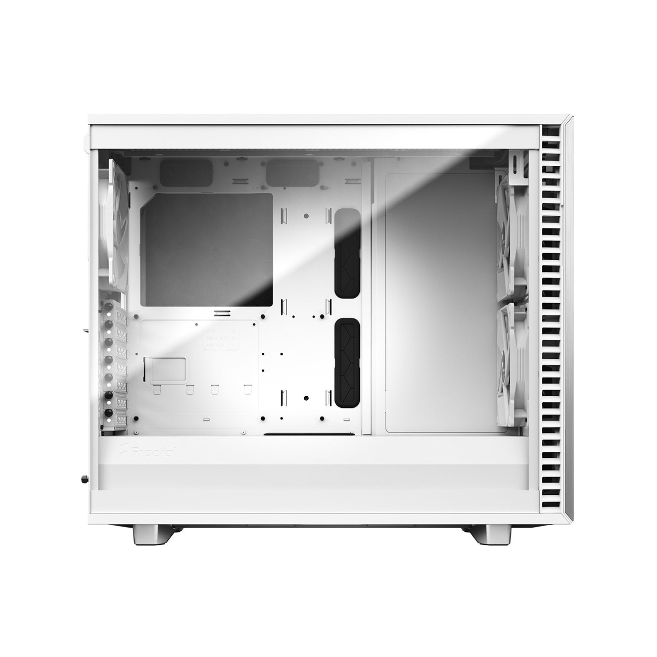 מארז לבן Fractal Design Define 7 White Clear