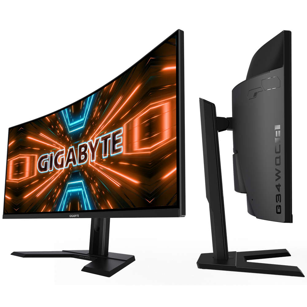 מסך גיימינג קעור Gigabyte G34WQC-A 34" Ultra-Wide VA 2K WQHD 144Hz 1ms