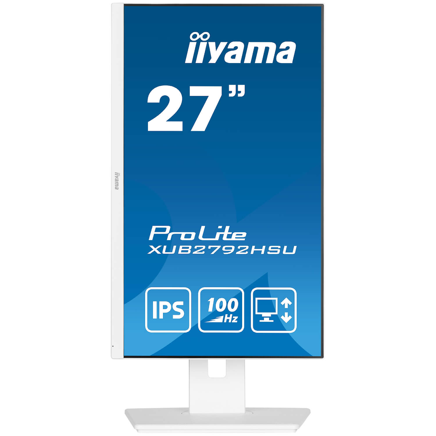 מסך לבן IIYAMA 27" ProLite IPS FHD 100Hz