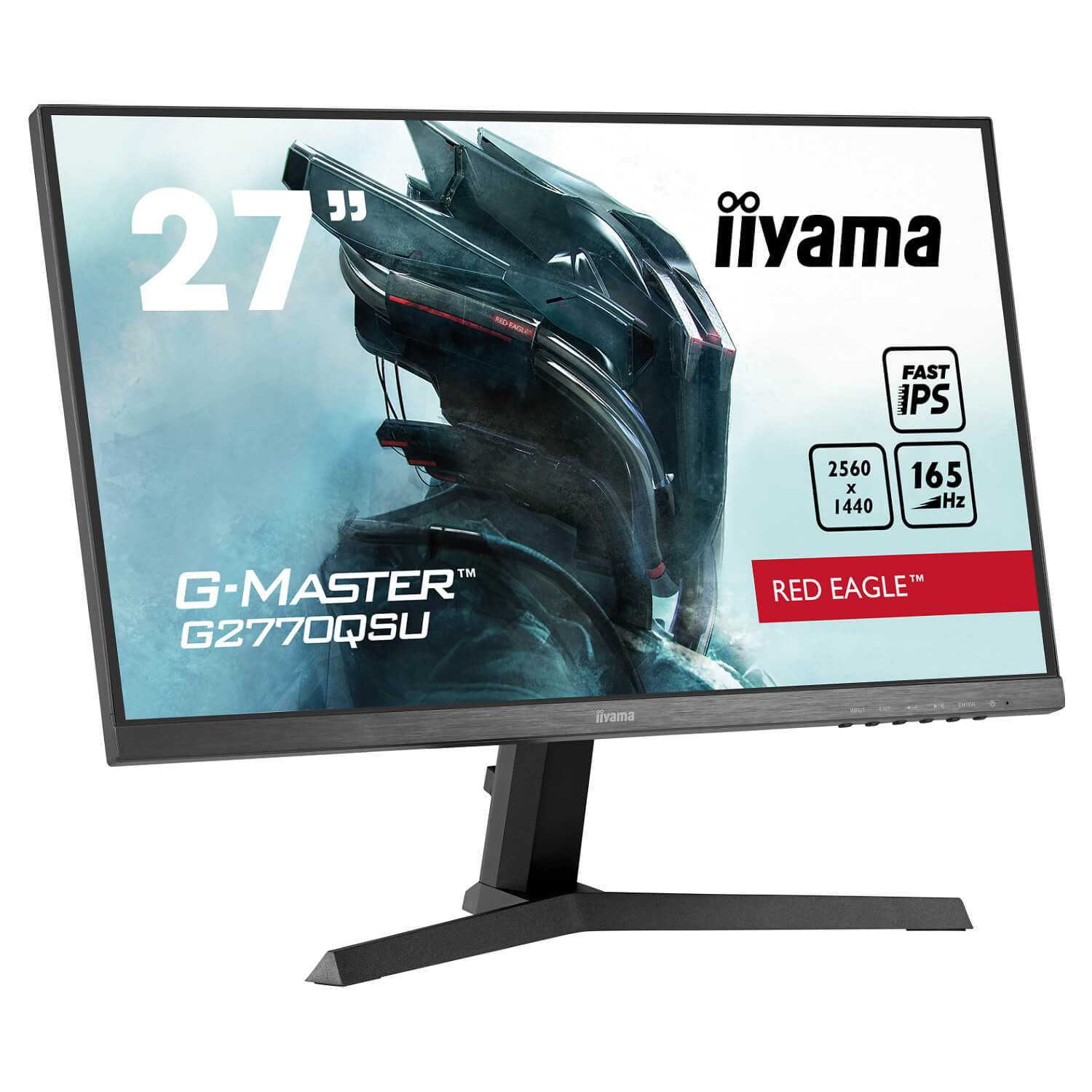 מסך גיימינג IIYAMA G-Master 27" IPS 2K WQHD 165Hz 0.5ms