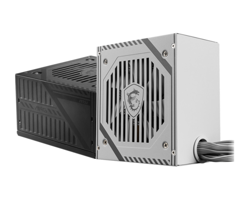 ספק כוח בצבע לבן MSI MAG A650BNL 650W Bronze