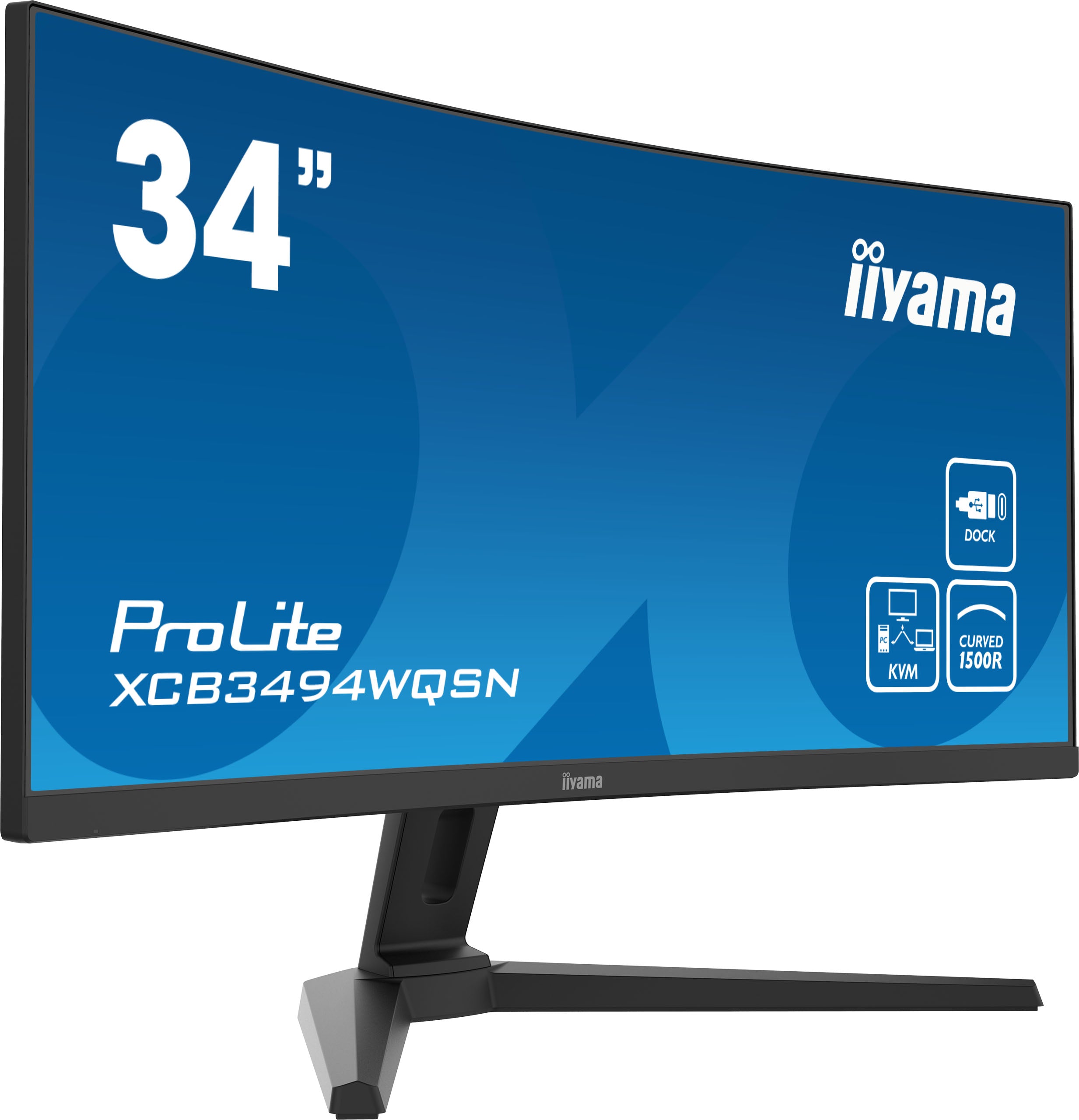 מסך קעור IIYAMA 34" ProLite VA 2K UWQHD 120Hz