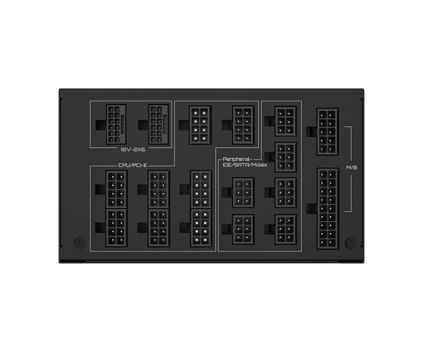 ספק כוח Gigabyte UD1600PM PG5 AI TOP 1600W 80+ Platinum