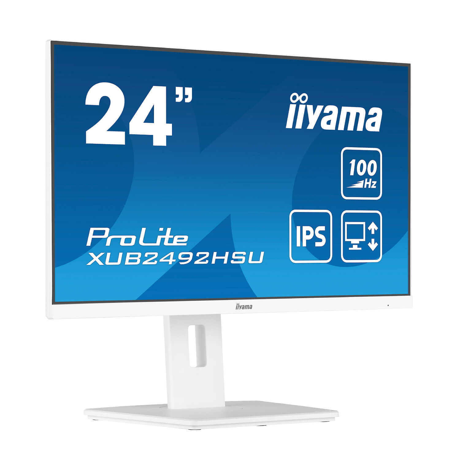 מסך לבן IIYAMA 24" ProLite IPS FHD 100Hz