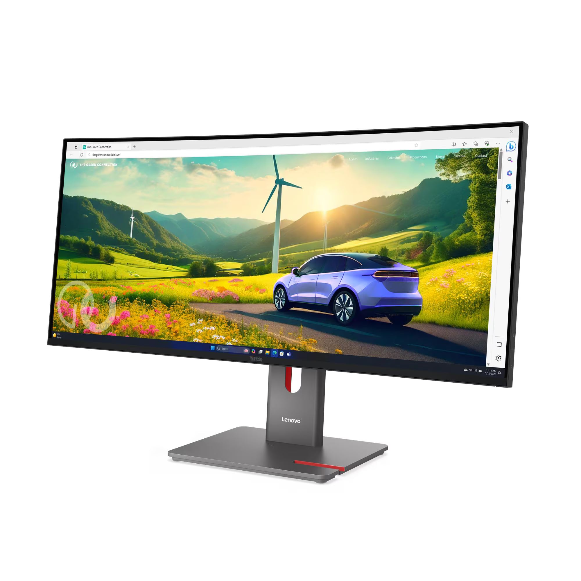 מסך Lenovo ThinkVision P34WD-40 34'' 2K-WQHD IPS