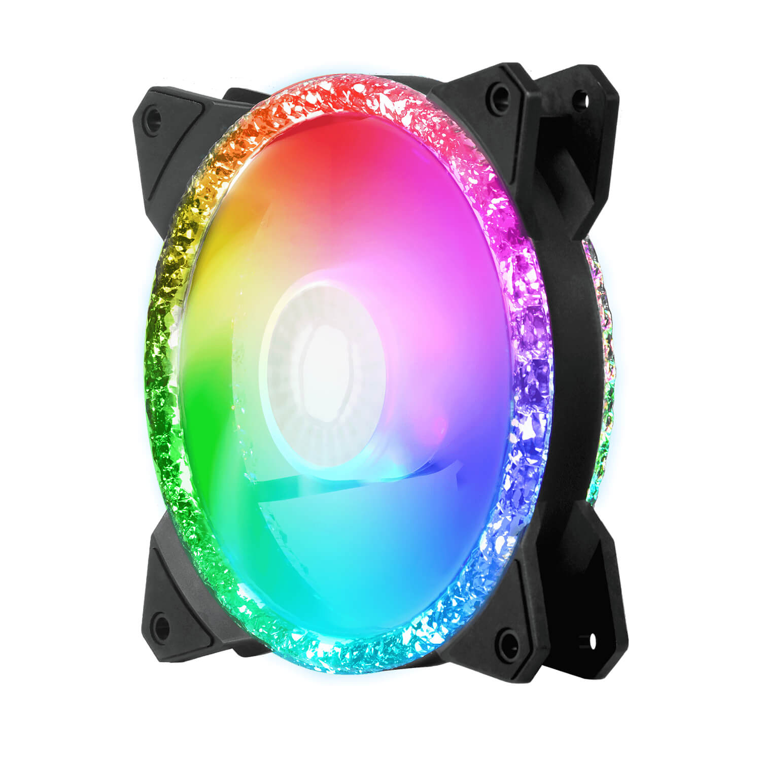 מאוורר למארז CoolerMaster MasterFan MF120 Prismatic 120mm