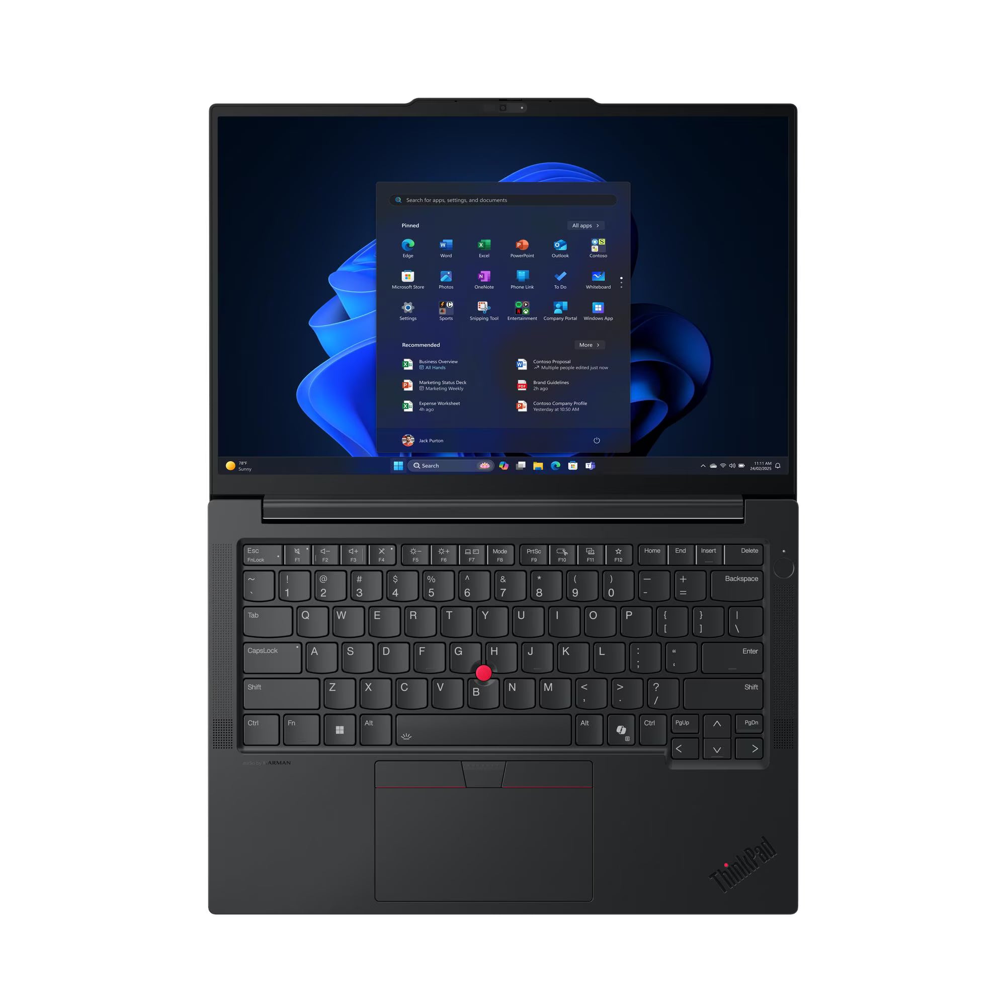 מחשב נייד Lenovo ThinkPad E14 Gen 7 Ultra 7-255H/16G/1TB/11P/3Y-OS