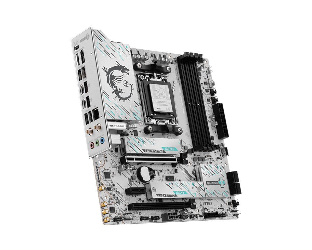 לוח אם לבן MSI B850M GAMING PLUS WIFI