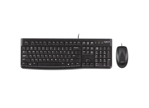 סט מקלדת ועכבר חוטי Logitech MK120