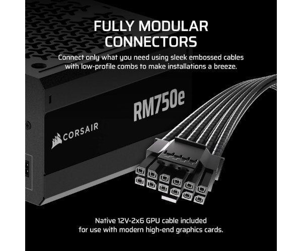 ספק כוח Corsair RM750e 750W Gold