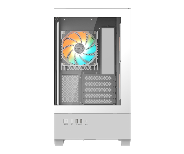 מארז לבן Gigabyte C201 Panoramic ICE