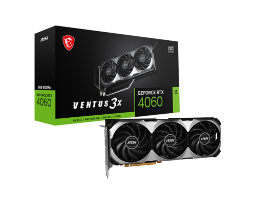 כרטיס מסך MSI GeForce RTX 4060 8GB Ventus OC