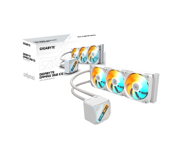 קירור נוזלי לבן Gigabyte Gaming 360 ICE ARGB