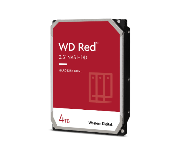 דיסק קשיח WesternDigital 4TB Red Plus NAS 5400 RPM