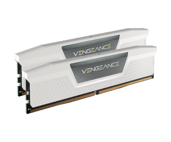זיכרון לנייח בצבע לבן Corsair Vengeance 32GB 2X16 DDR5 6000Mhz