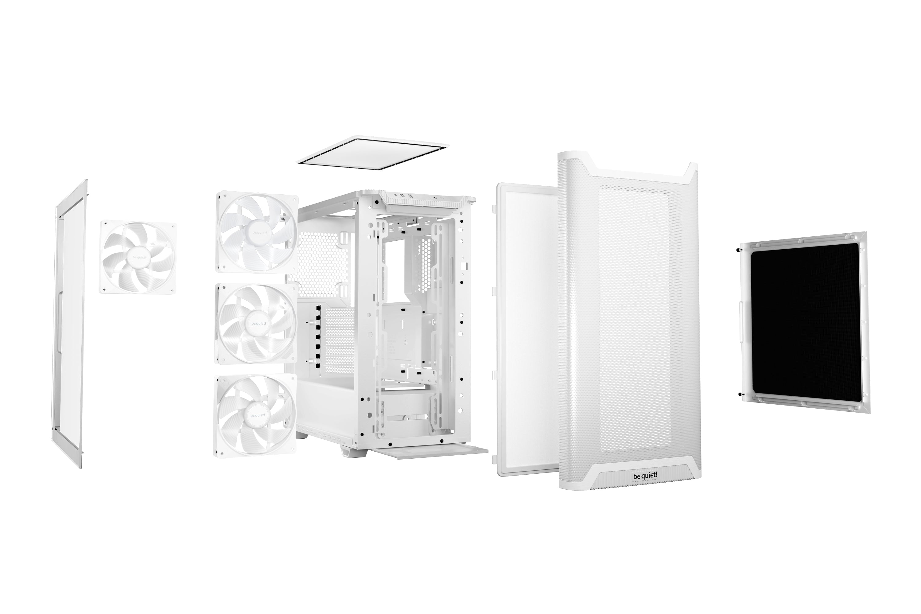מארז לבן be quiet! PURE BASE 501 LX ARGB White