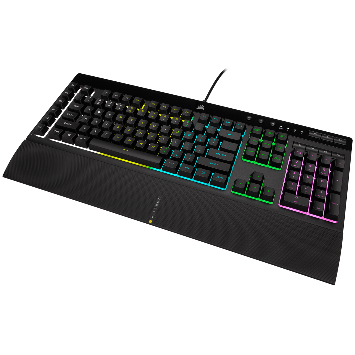 מקלדת גיימינג Corsair K55 RGB PRO