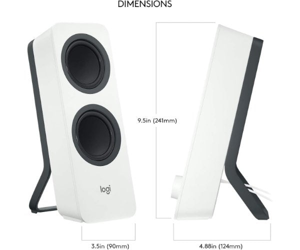 רמקולים בצבע לבן Logitech Z207 2.0 BT White