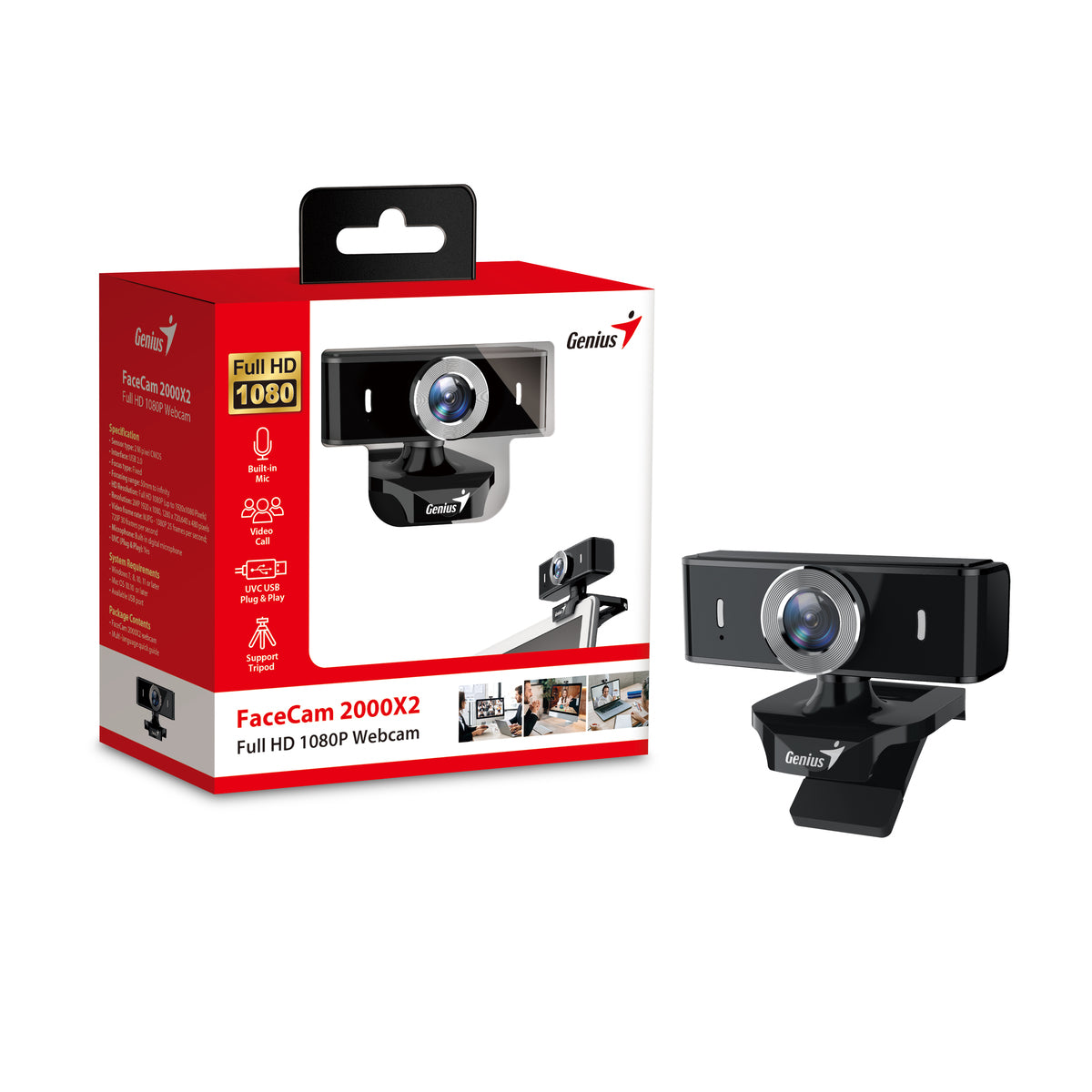 מצלמת אינטרנט Genius FaceCam 2000X2