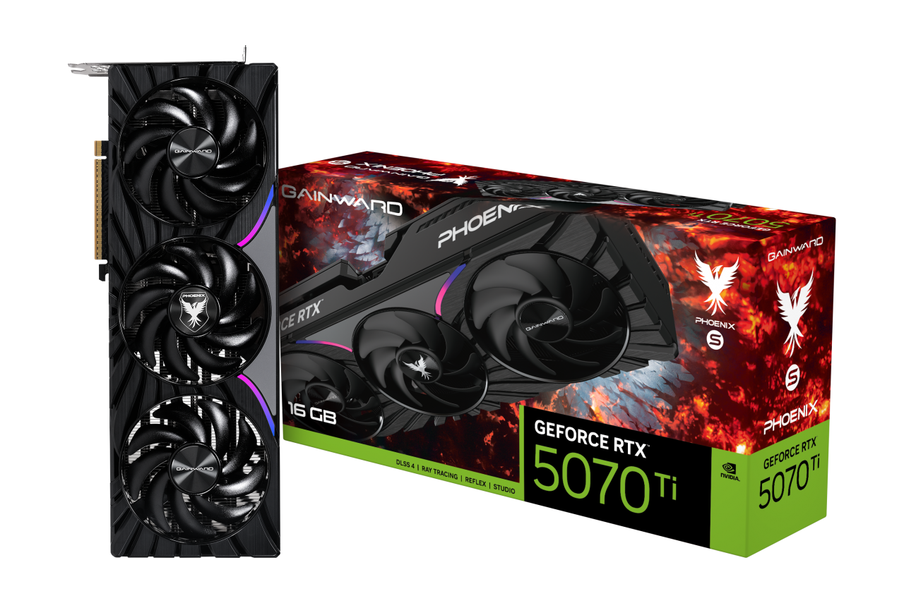 כרטיס מסך Gainward Phoenix-S GeForce RTX 5070 Ti 16G