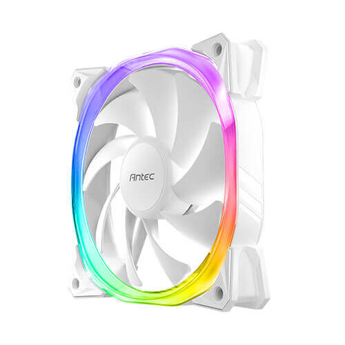 מאוורר למארז בצבע לבן Antec Fusion 120 ARGB 120mm White Fan