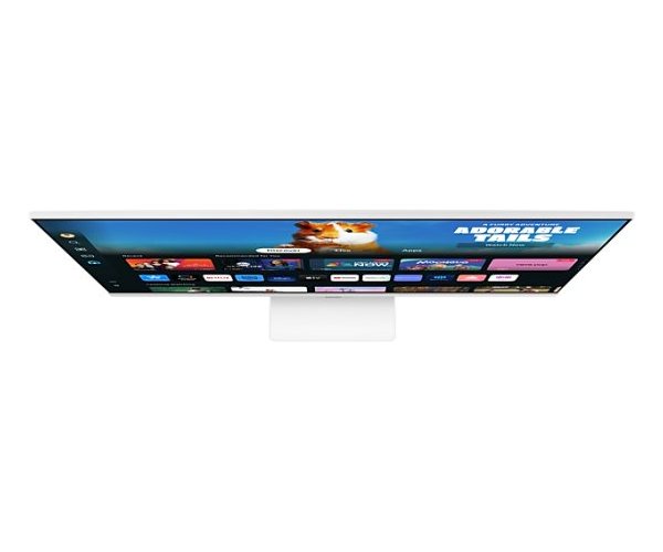 מסך חכם לבן Samsung S32 31.5'' VA FHD Tizen OS Wi-Fi BT SPK 3Y
